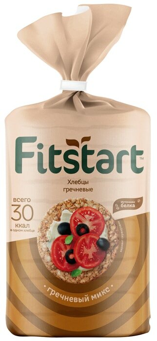 Хлебцы Fitstart Гречневый микс 90г