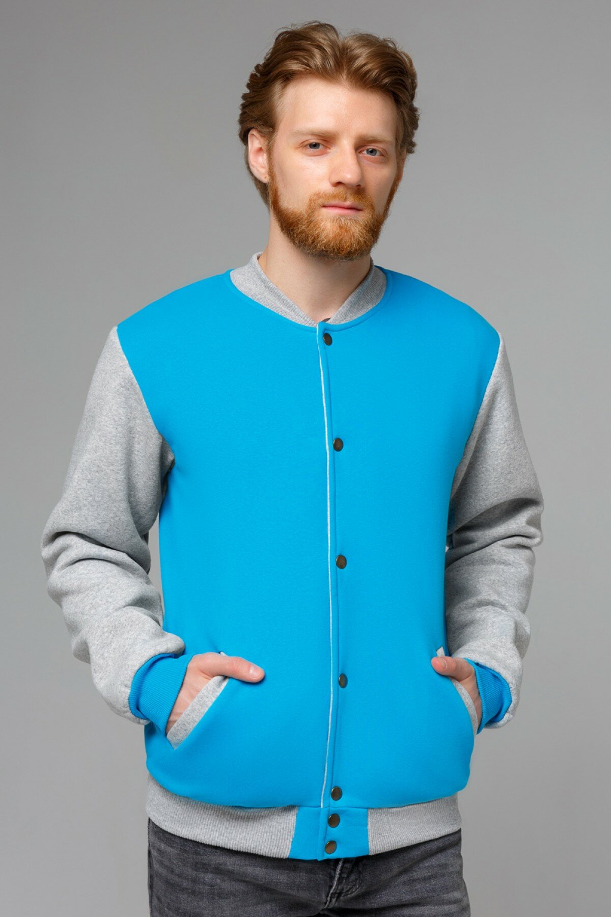 Бомбер Магазин Толстовок, размер 2XL-54-Unisex-(Мужской), бирюзовый