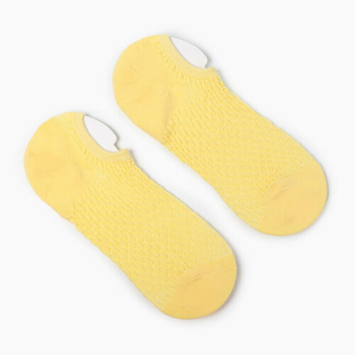 Носки HOBBY LINE, размер 36/40, желтый женские носки senso укороченные размер 23 25 желтый