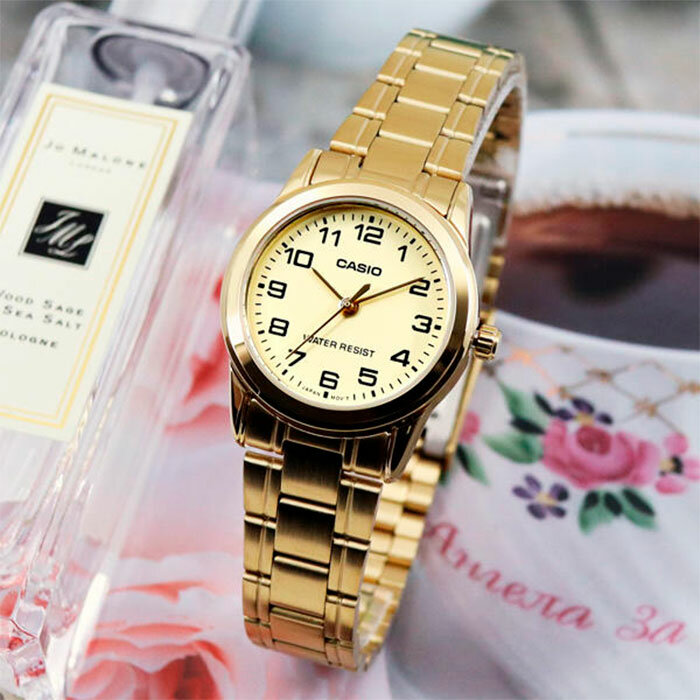 Наручные часы CASIO Analog, серебряный — фото 1