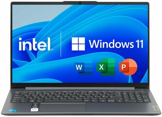 15.6" Ноутбук Lenovo IdeaPad 3 Gen 7, Intel Core i5-1235U (10 ядер), RAM 24 ГБ, SSD 1024 ГБ, Iris Xe Graphics, Windows 11 + Office, Русская раскладка