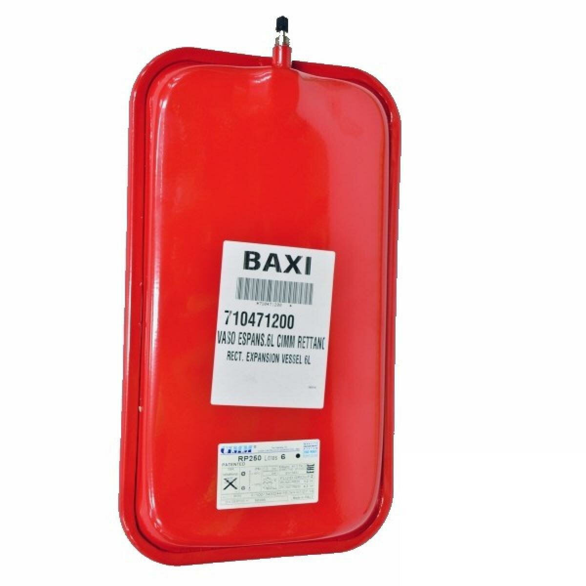 Бак расширительный Baxi Main 5 (6 литров) CIMM красный 710471200