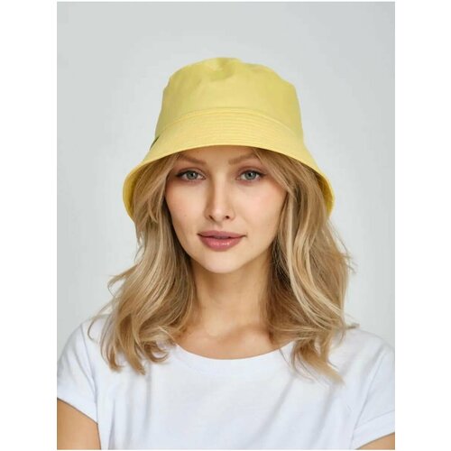 Панама , размер 52-62, желтый большая двусторонняя хлопковая кепка для рыбалки пляжная кепка мужская кепка в стиле хип хоп панама шляпа на плоской подошве шляпа в рыб