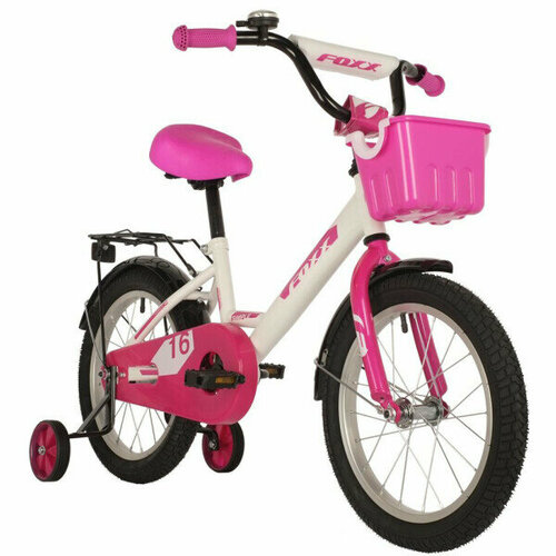 Велосипед Foxx 16 Simple белый 15878₽