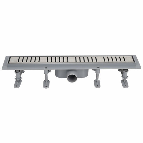 COMFORTY Желоб водоотводящий пластиковый 700мм с решеткой хром матовый CF6AD70 4300₽