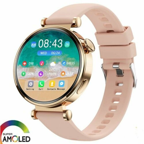 Смарт часы VENTJE PRO PLUS 41mm золотой 3 ремешка 4990₽