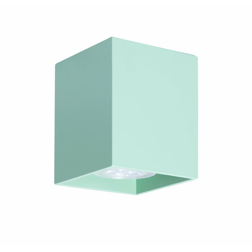 Накладной светильник TopDecor Tubo Tubo8 SQ P1 30 GU10 кол-во ламп1шт Зеленый 1300₽