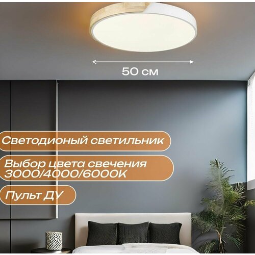 Светильник потолочный светодиодный с пультом и тремя режимами свечения, от Getogazov Family.