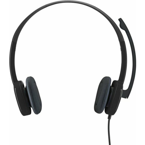 проводные наушники logitech stereo headset h151 черный Logitech H151 Stereo (981-000589), Гарнитура