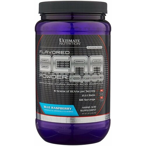 Ultimate Nutrition BCAA 12 000 Flavored, ежевика, 457 г. bcaa powder 12 000 flavor 400 g ежевика