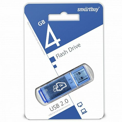 Флешка 4 Гб Smartbuy Glossy 1120₽