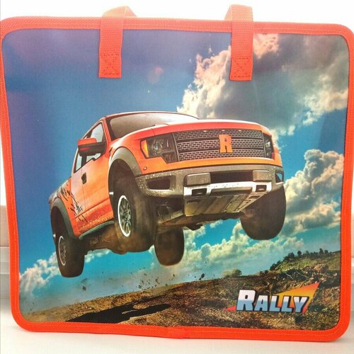 Папка школьная для тетрадей А4 на молнии с ручками 