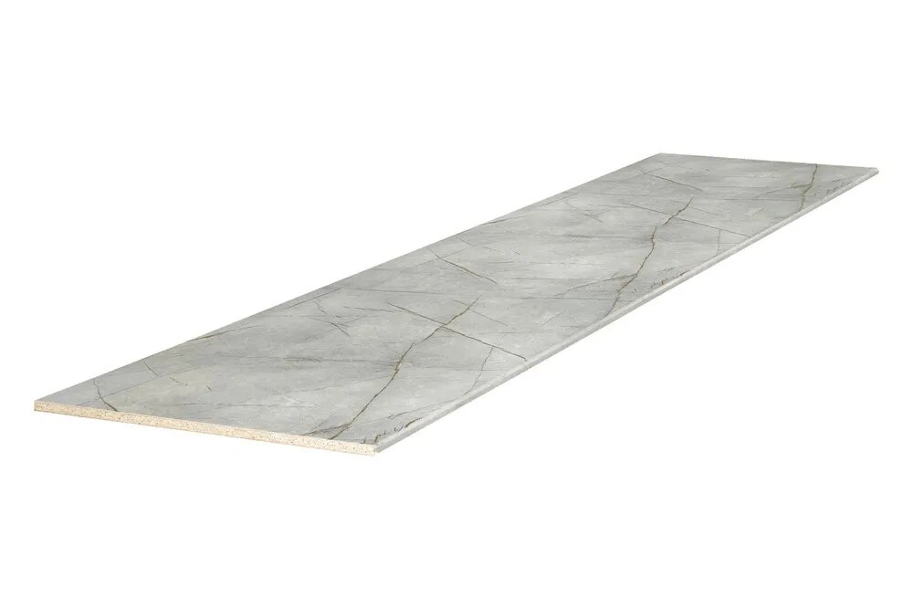 фото Влагостойкая столешница для кухни Скиф 3050х600х38 № 77 Серый Каспий