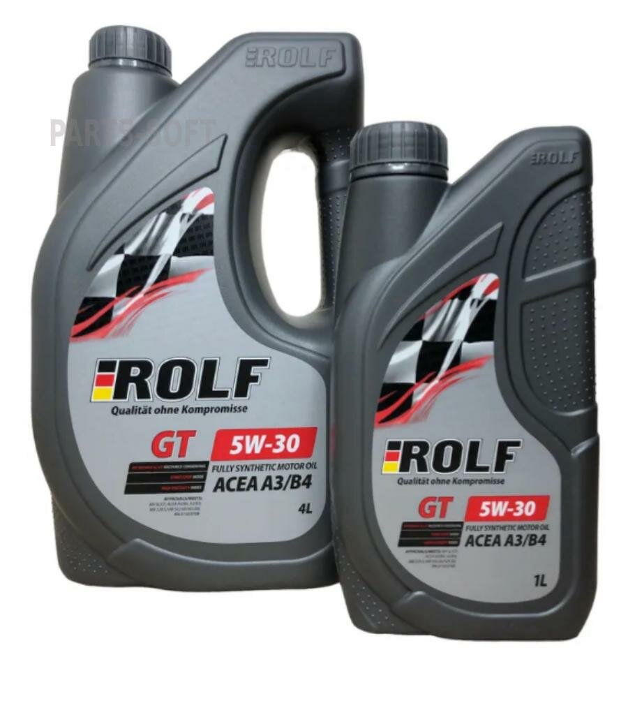 фото Синтетическое моторное масло ROLF GT 5W-30 ACEA A3/B4