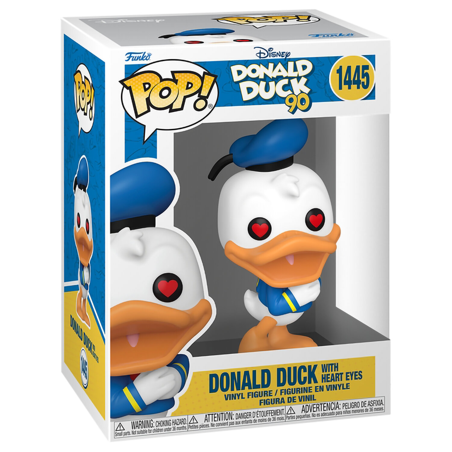 Фигурка Disney Donald Duck 90th Funko POP! Donald Duck with Heart Eyes (1445) — фото 1