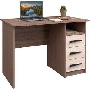 фото Стол письменный Атмосфера Оптима шимо темный/шимо светлый