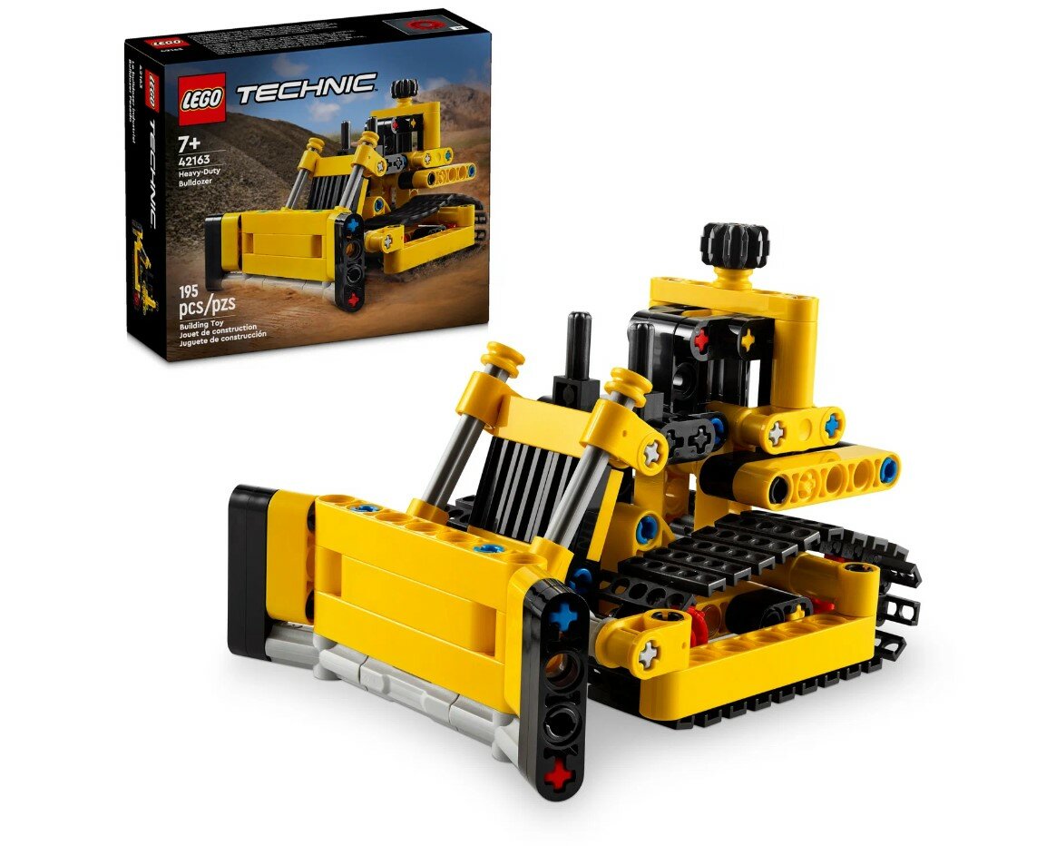 Конструктор LEGO Technic 42163 Heavy-Duty Bulldozer, 195 дет.