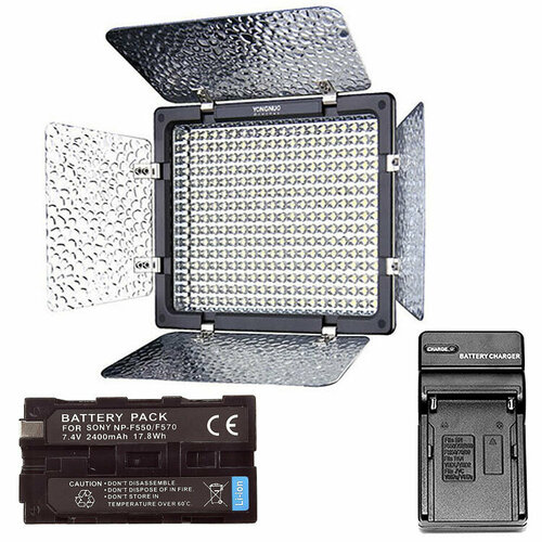 Видеосвет Yongnuo YN-300 III 5600K KIT15 АккумЗУ 1100000₽