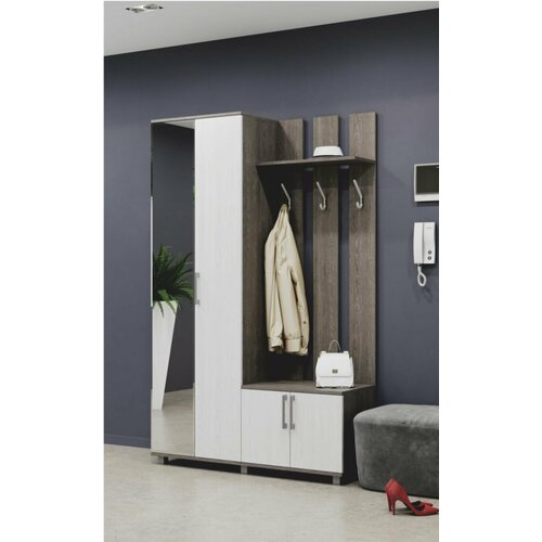 Прихожая Лира 37х120х190см Анкор темныйсветлый 18725₽