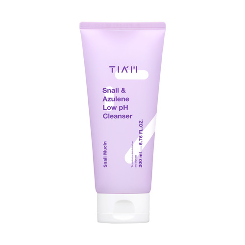 Tiam Snail Azulene Low pH Cleanser Гель для умывания с муцином улитки и азуленом - 200 мл 1320₽