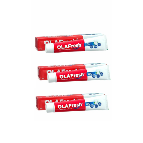 Зубная паста OLAFresh Pure White, 100 г 3 шт