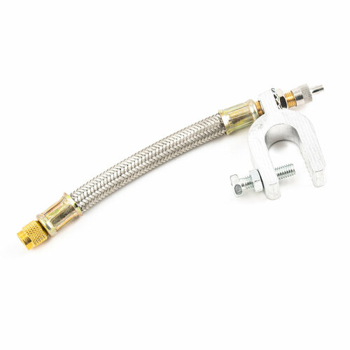 TOPAUTO HH-041-25CM Удлинитель вентиля шланг подкачки внутреннего колеса резина в защитной оплетке длина 25см ТОП авто HH-041-25CM 468₽