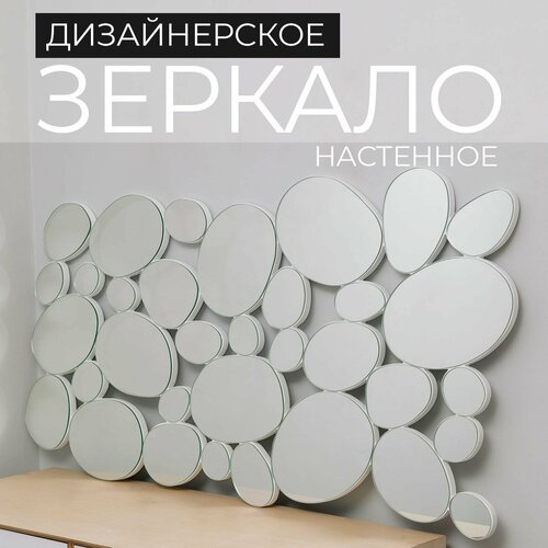 Зеркало дизайнерское настенное зеркало интерьерное АзбукаДекор Сэтикей 25000₽