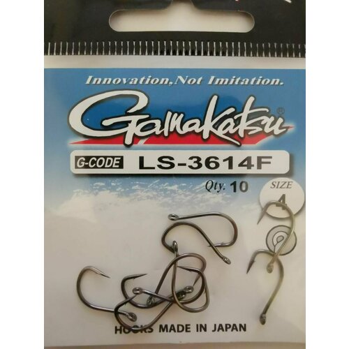 Крючки Gamakatsu LS-3614F № 4 (10шт)