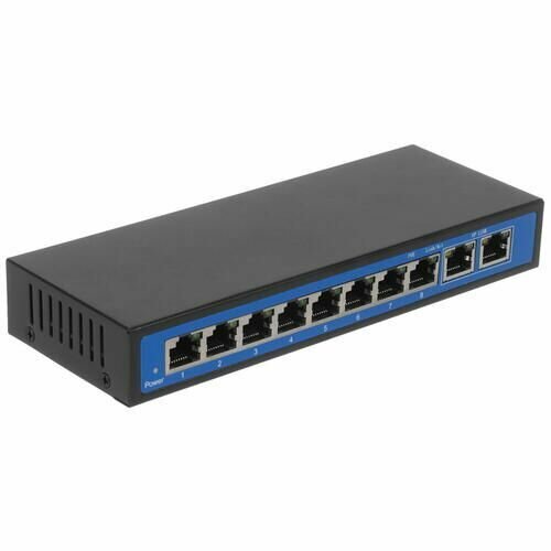 POE-коммутатор 8-канальный 2xRJ45 UPLINK POE-B 120Вт ORIENT SWP-7508POE2P-24V 5794₽