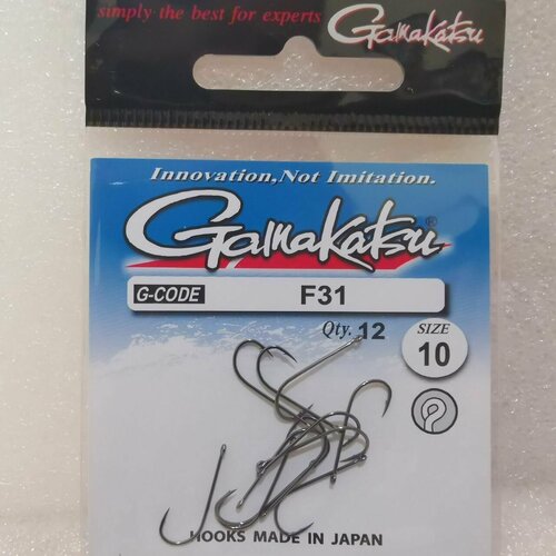 Крючок Gamakatsu F31 №10 (12шт)