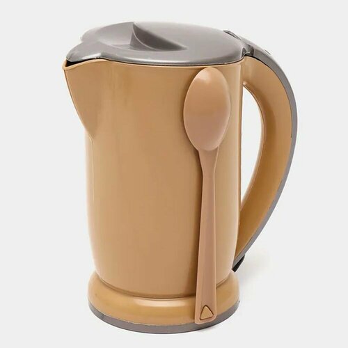 Чайник электрический мини 05 л с цветной ручкой серый 140900₽