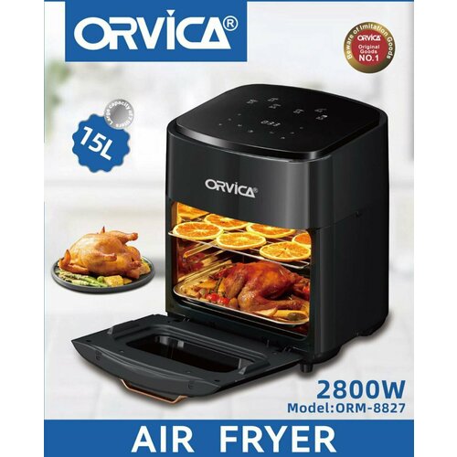 Аэрогриль-фритюрница-гриль-духовка-мини-печь-тостер на 15 литров 7458₽