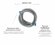 Шланг для душа армированный ESKO ASH1502, хром, длина 150 см