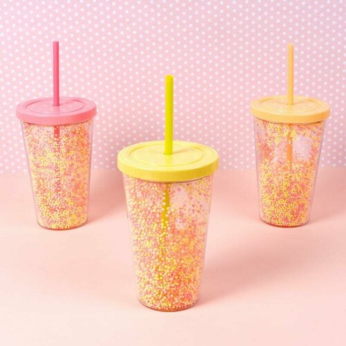 Стакан с трубочкой OKitchen 540 мл в ассортименте 489₽