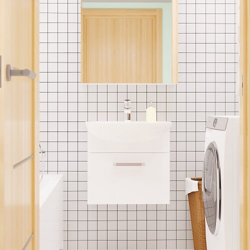 фото Подвесная тумба Уют 45 ультра под раковину