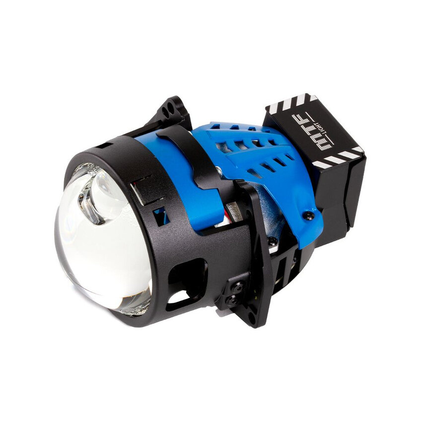Светодиодные модули ближнего/дальнего света MTF light BI LED MaxBeam 2.0 PRO 3.0" 65/81W 5000Lm 5500K 12V (2 линзы) — фото 1