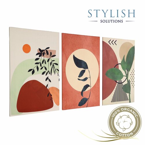 Картина модульная 60 х 120 см Минимализм оранжевый для офиса и спальни RE1A327 4250₽