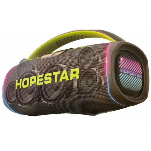 Hopestar A 65 Беспроводная музыкальная колонка блютуз с микрофоном А65 Серая 18000₽