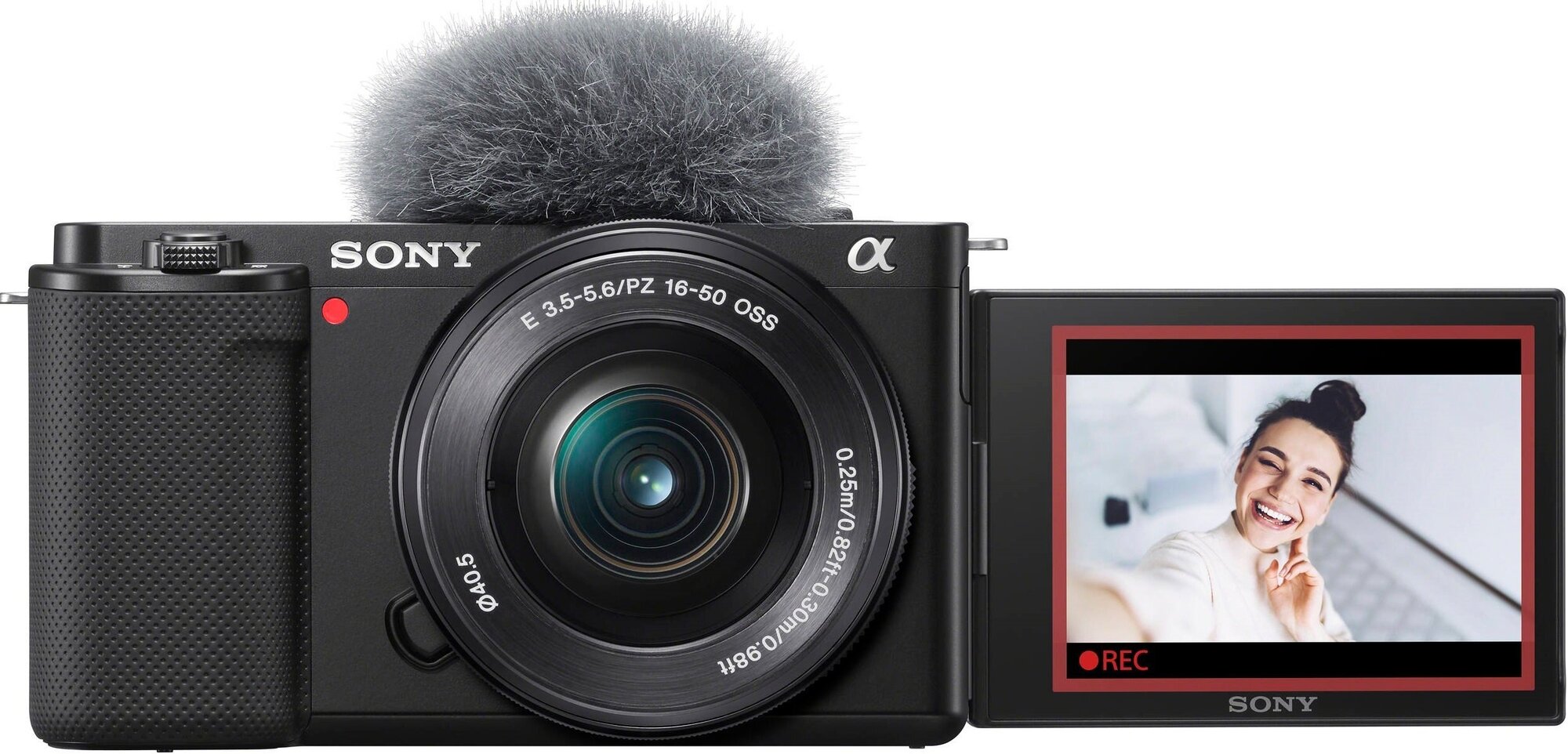 Фотоаппарат Sony ZV-E10 Kit E PZ 16-50mm F3.5-5.6 OSS, черный — фото 1