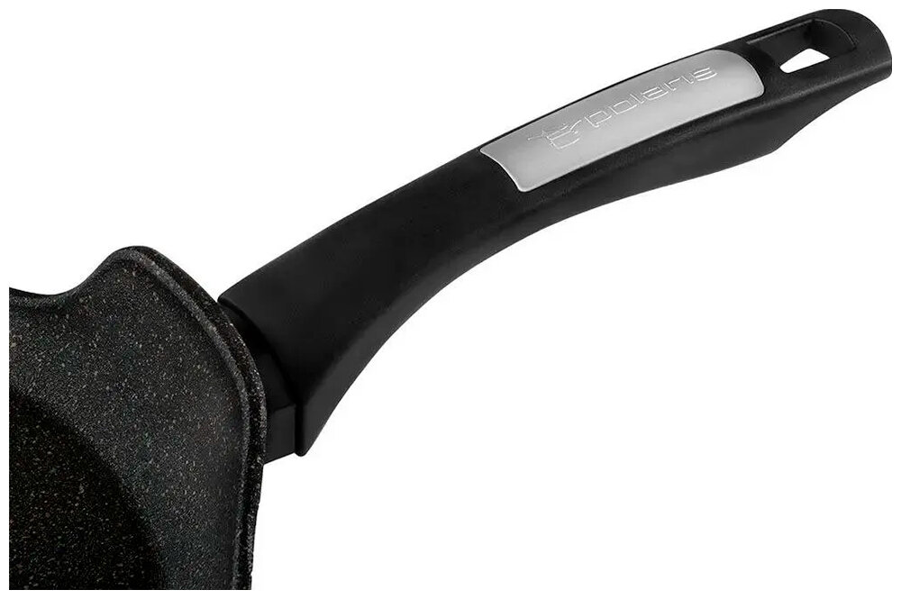 Сковорода блинная POLARIS Monolit 24PC, 24см, без крышки, черный [015267] - фото №4