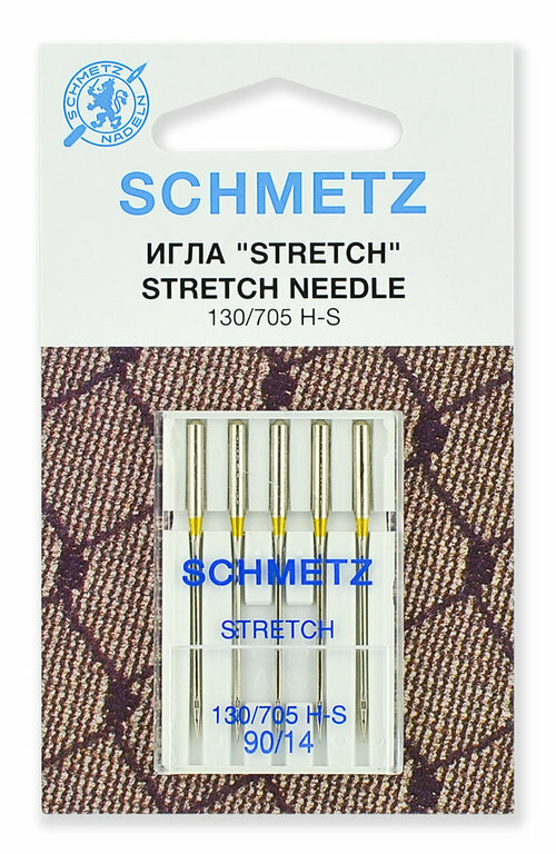 Иглы стрейч Schmetz 130/705 Н-S №90, 5 шт.
