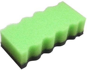 Губка Малая Декоративная Среднепористая Поролоновая Stmdecor EG1565C 15.5х7.5см.
