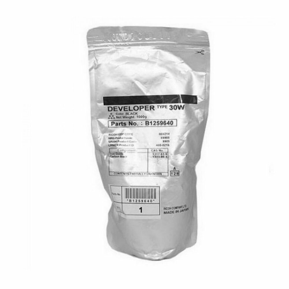 Аксессуары к печатной технике Ricoh Девелопер Ricoh B1259640 (Type 30W) черный (black), ресурс 48 72.