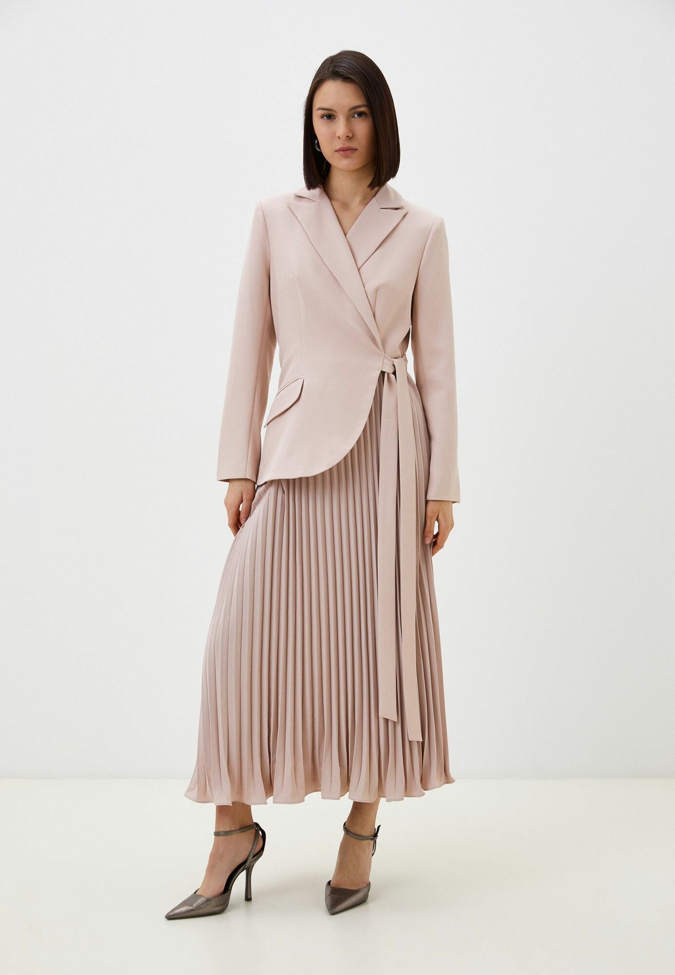 Платье CAVO Осень-зима 2024, размер M, розовый