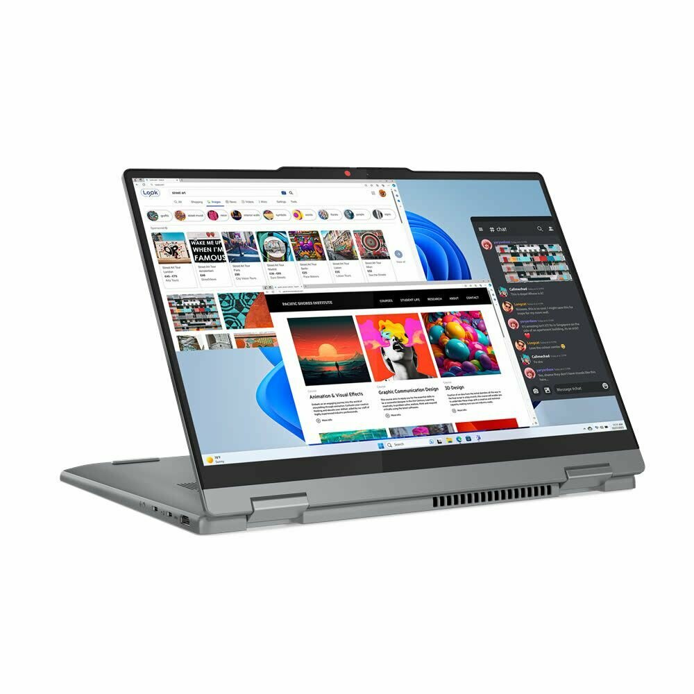 Ноутбук Lenovo IdeaPad 5 2-in-1 14IRU9 83DT0076RK (14", Core 7 150U/ 16 ГБ/ SSD 1024 ГБ/ Graphics) Серый - фото №2