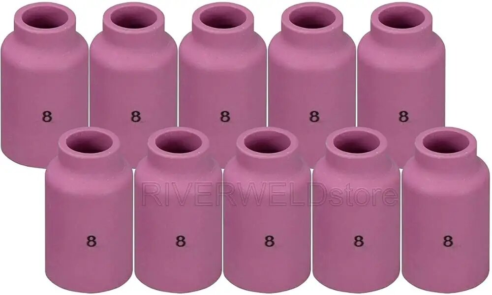 Керамические чашки для газовых линз RIVERWELD TIG 54N14 (10 шт.)