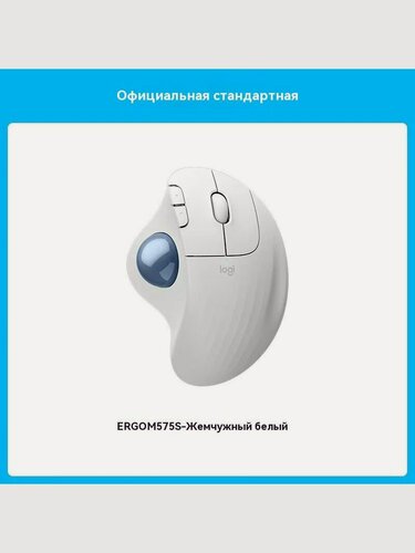 Изображение товара Мышь LOGI, беспроводная, эргономичный дизайн, 10000dpi, с трекболом