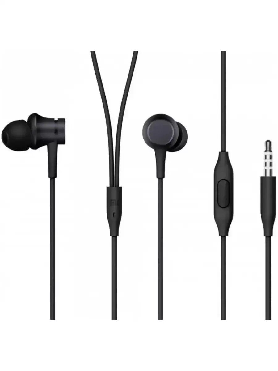 Наушники Xiaomi Mi In-Ear Headphones Basic (HSEJ03JY), black, CN
