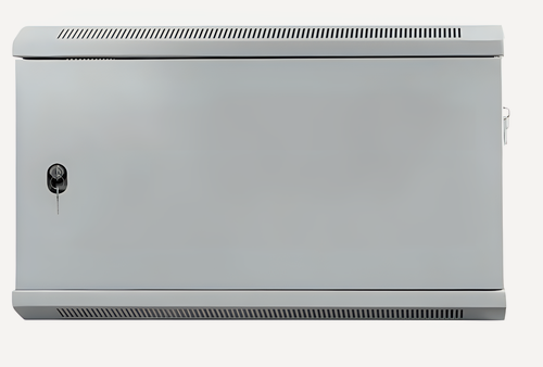 Изображение товара Телекоммуникационный шкаф настенный 19 дюймов 6u 600х350 cерый металл, серия Е-4