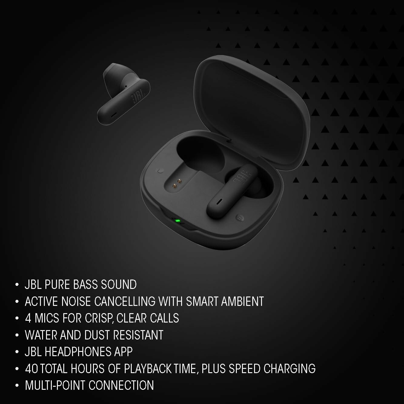 Беспроводные наушники JBL Wave Flex 2 розовые, Bluetooth, голосовой помощник, влагозащита — фото 1
